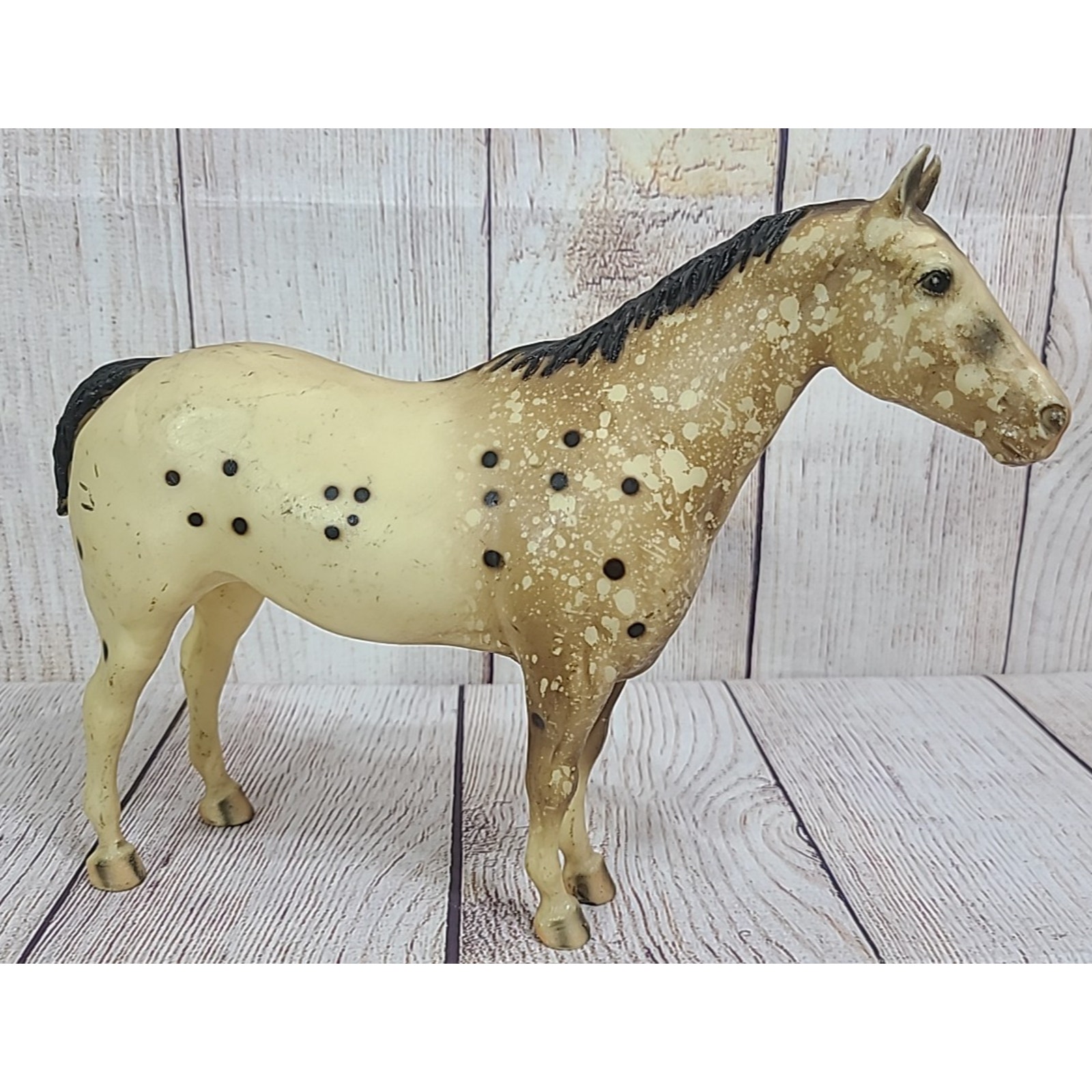Vintage Breyer Appaloosa Performance Horse Chestnut Roan Collectible 11 x 9