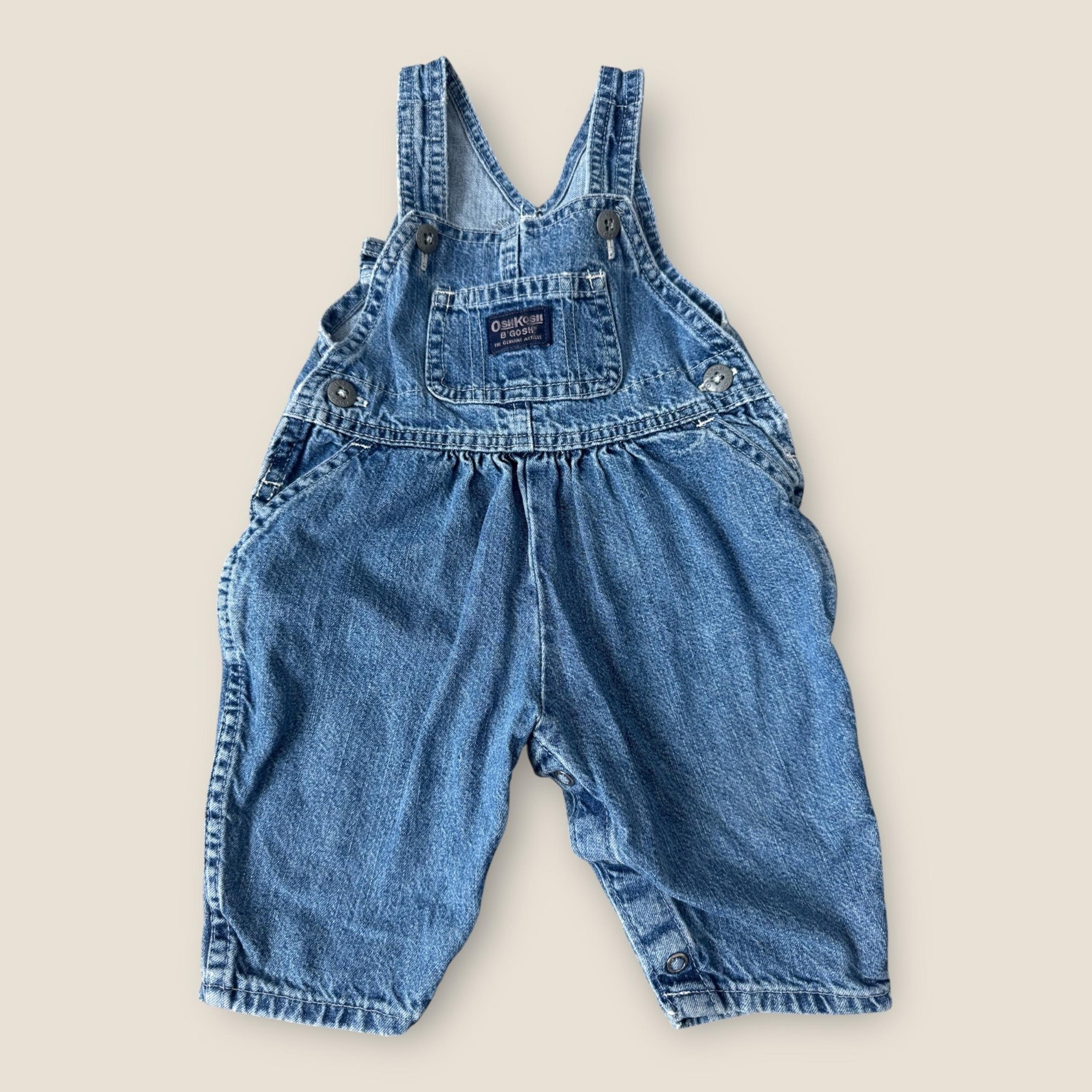 6-9M Vintage Oshkosh Bubble Overalls VGUC