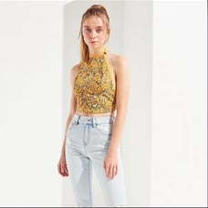 Urban Outfitters Oasis smocked halter
