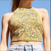 Urban Outfitters Oasis smocked halter