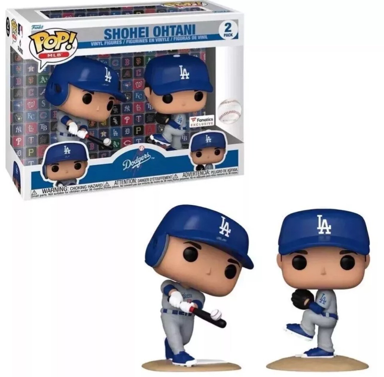 Shohei Ohtani Dodgers 2 Pack Fanatics Exclusive Funko Pop