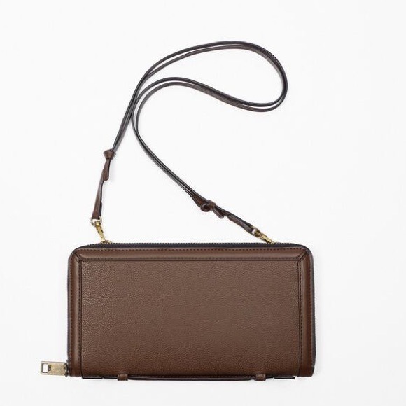 NWT. Zara Man Brown XL Wallet.