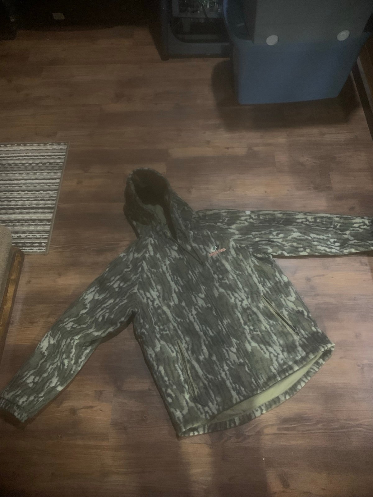 Men’s wool blend large camo jacket