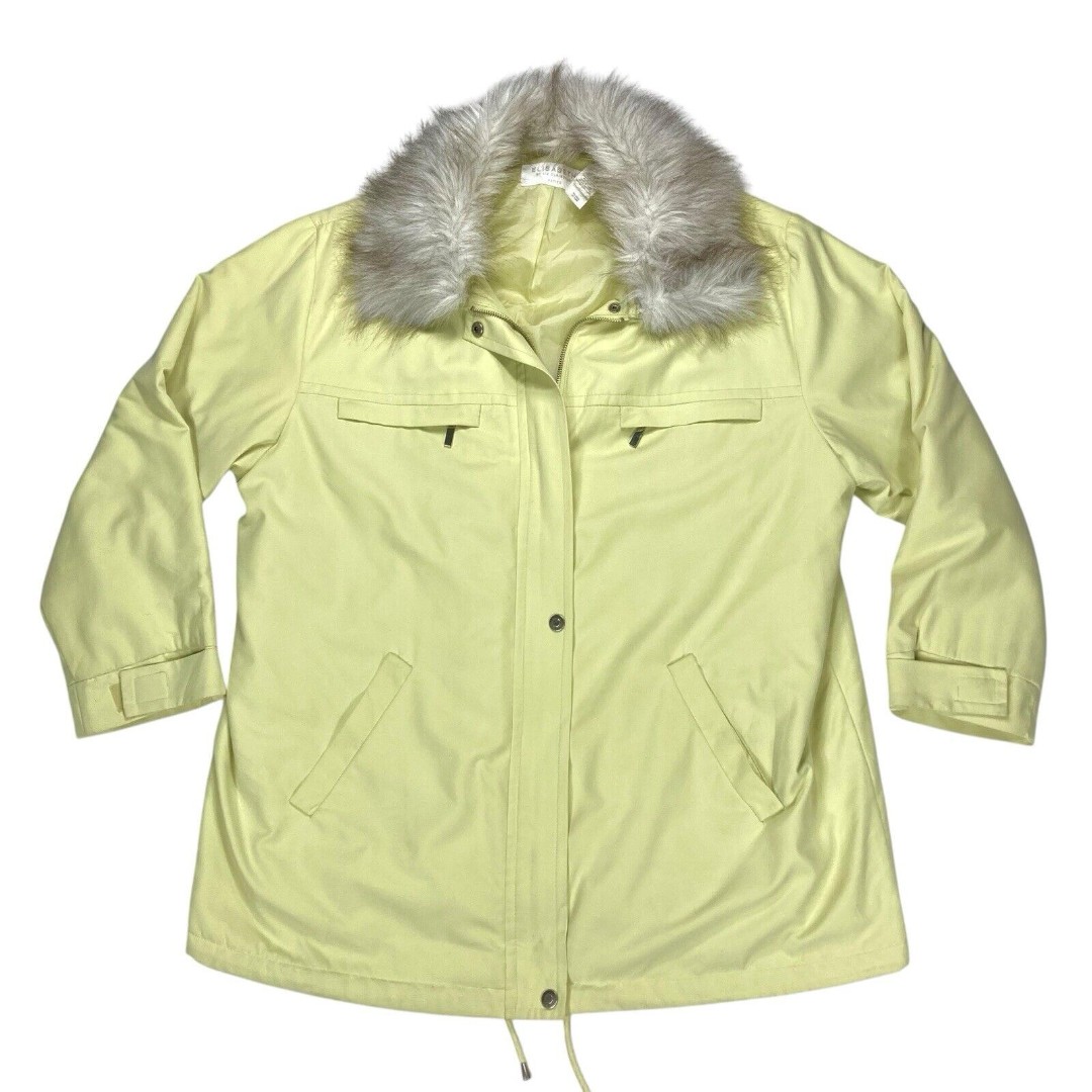 mint green winter coat