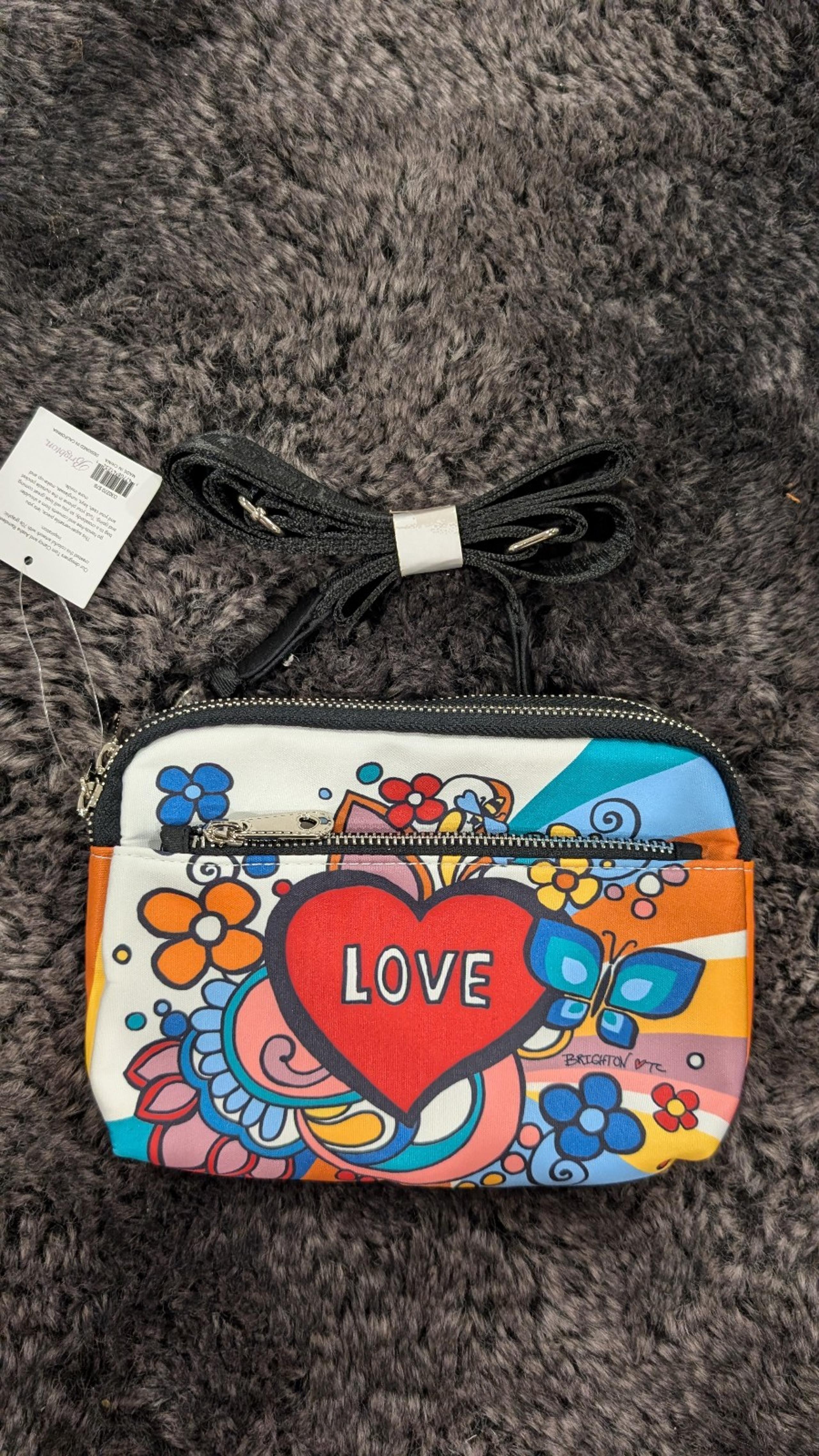 Brighton POWER OF LOVE  Crossbody Belt Bag Purse
