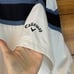Callaway Opti Dri Shirt Mens 2X White Black Blue Polo Golf Performance Logo