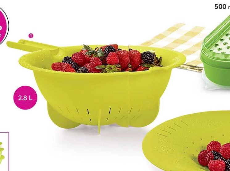 Tupperware Double Colander 2.8 Liter