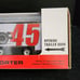Indy Car 1/64 White RLL Race Car Hauler Truck 2022 Jack Harvey #45 Hyvee Metal