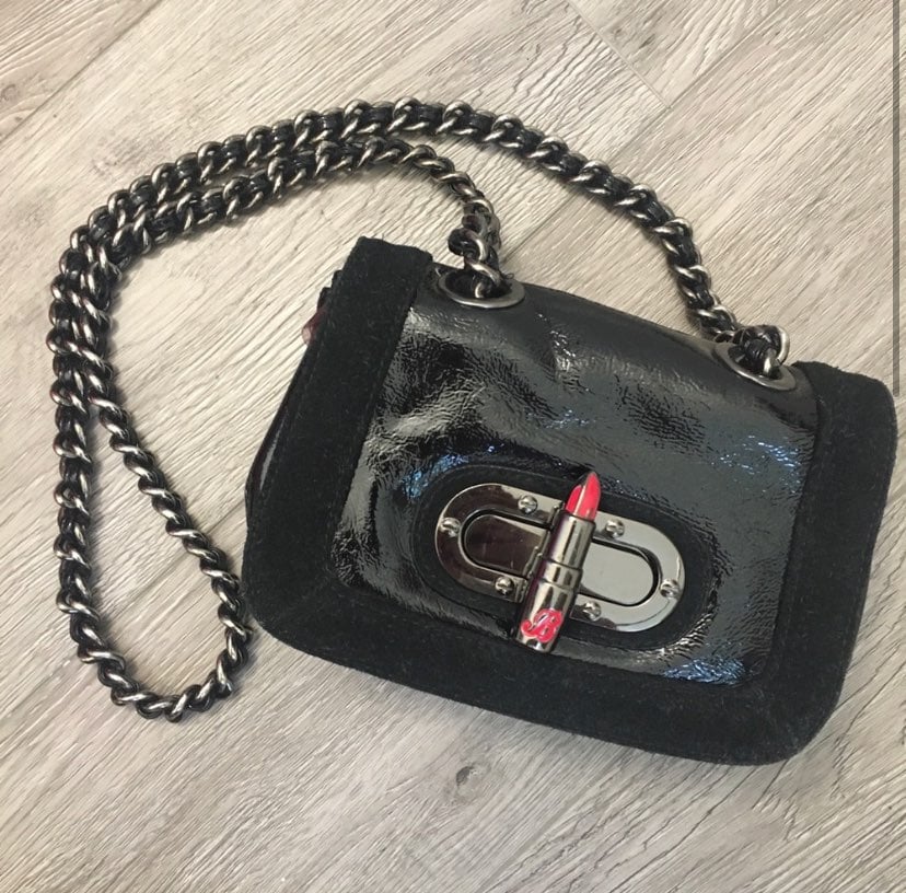 Betsey Johnson Lipstick Fever novelty Purse