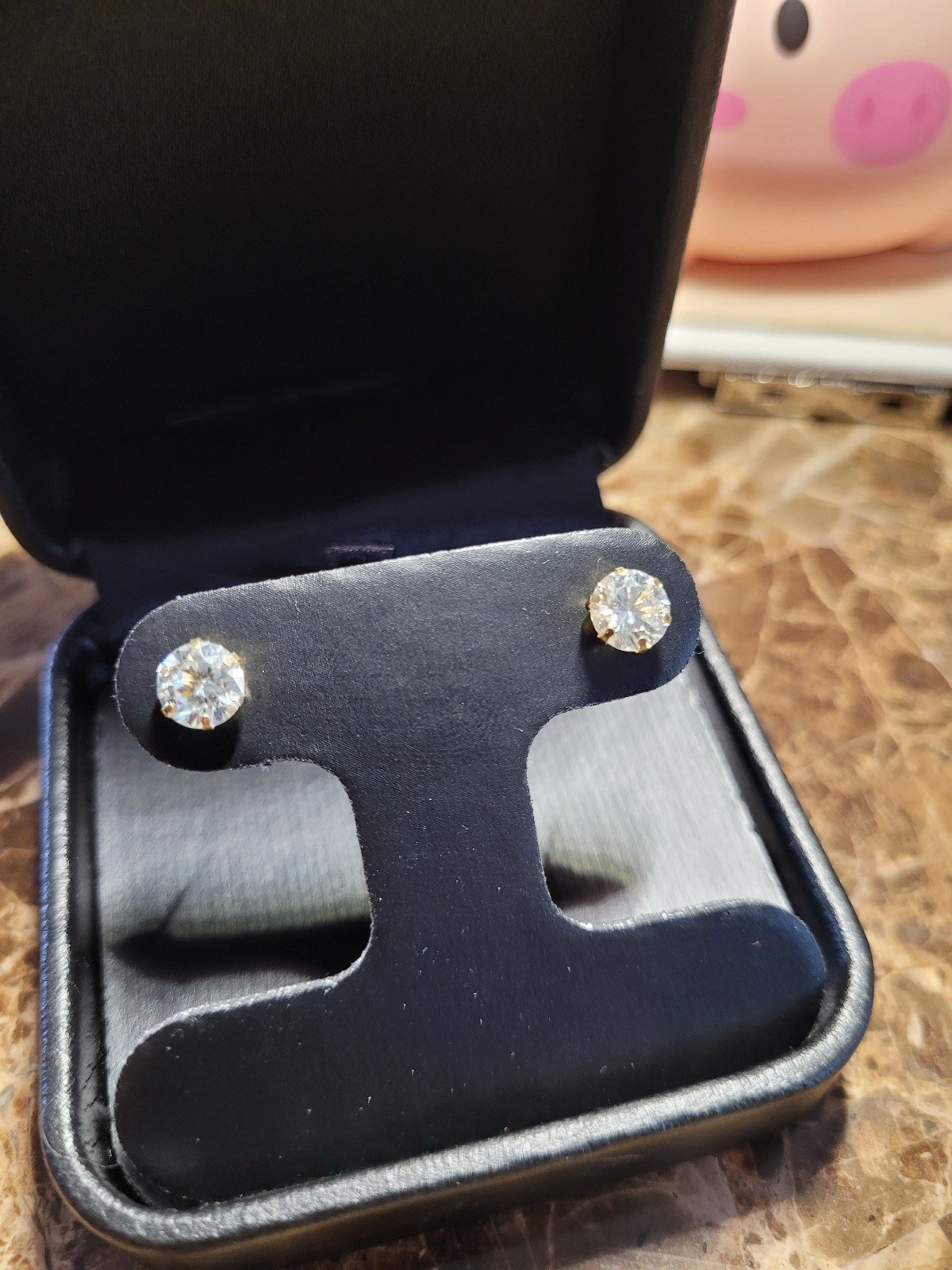Moissanite 18k Earrings