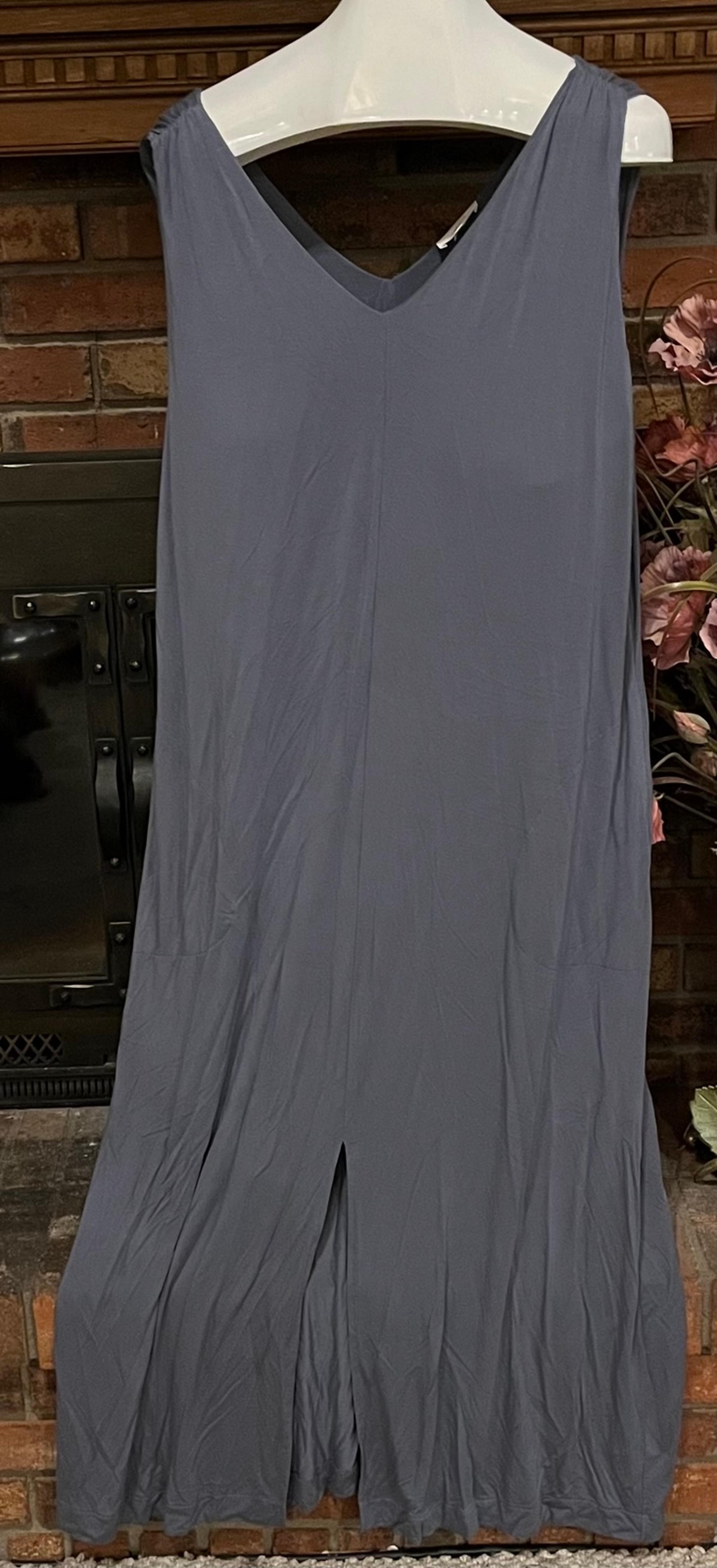 Soma sleeveless v-neck blue maxi dress size XXL