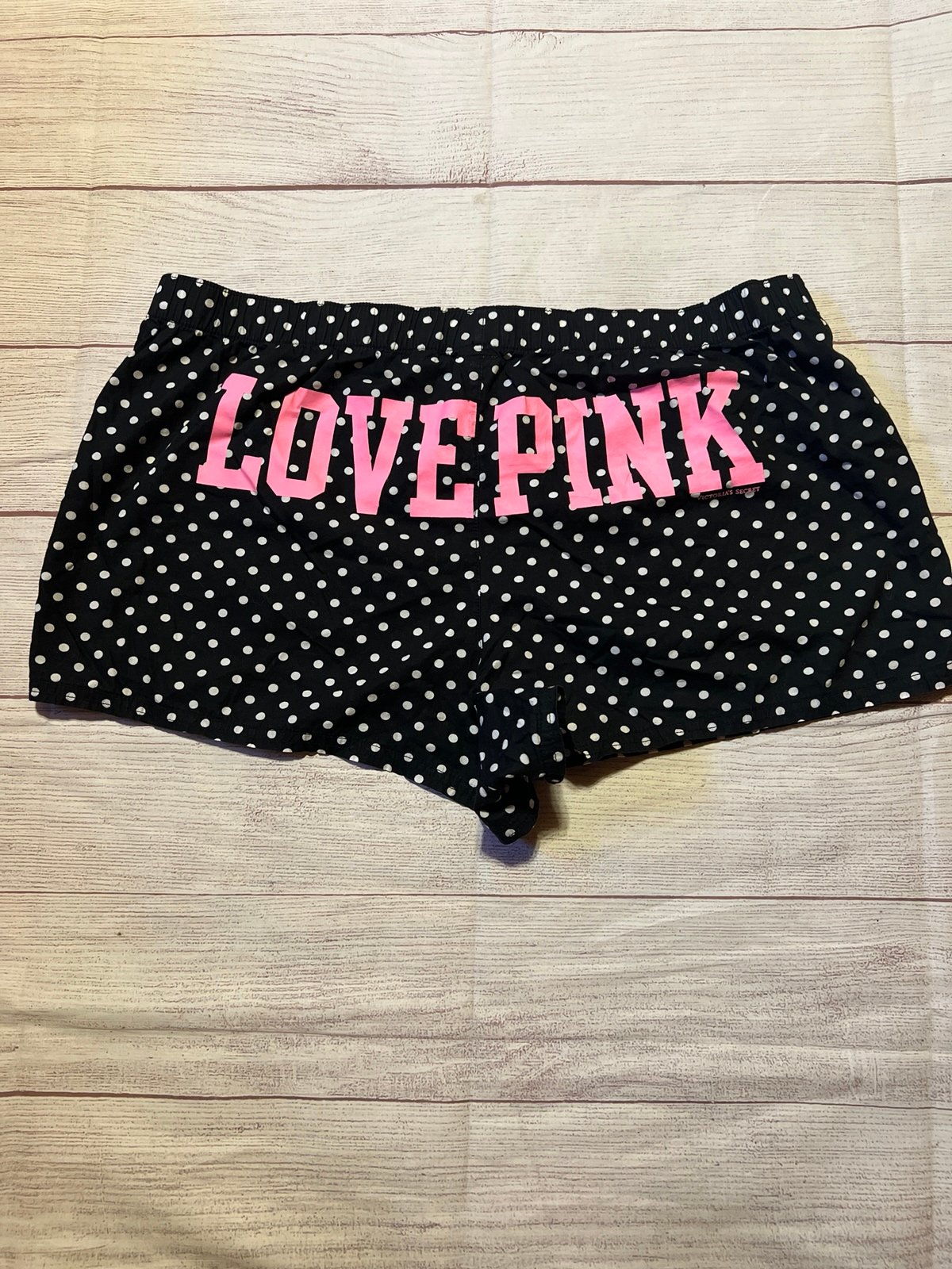 Vintage 2010 Victoria secret PINK polka dot sleep shorts size medium