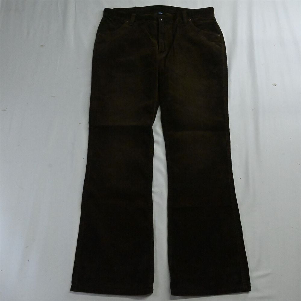 Polo Ralph Lauren 35 x 32 Brown Corduroy 5 Pocket Bootcut Cords Mens Pants