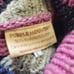 VTG Purple Mountain Striped Wool Blend Sweater Sz L