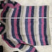 VTG Purple Mountain Striped Wool Blend Sweater Sz L