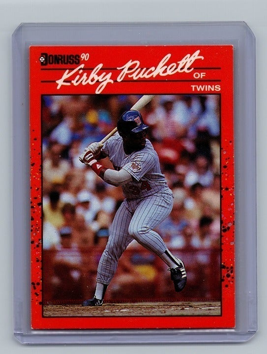 Kirby Puckett Donruss 1990 #269 Baseball Card - 2 Error Card