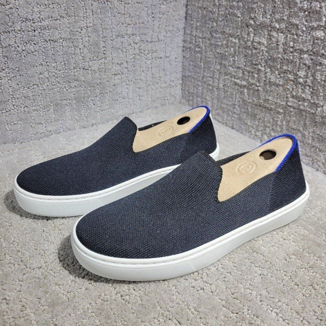 Rothy's The Sneaker Women's Size 6 US Black Solid Textile Slip On Casual Shoes