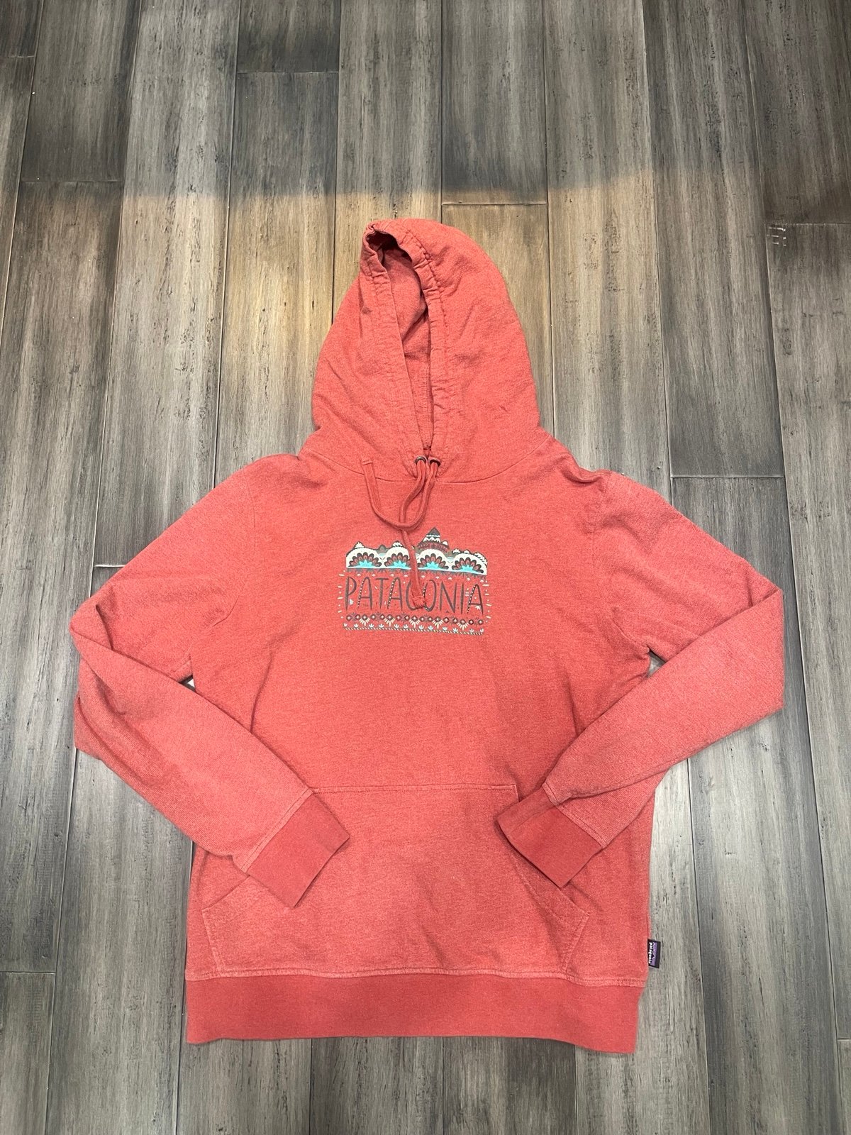 Patagonia Women's Fitz Roy Lightweight Hoody Hoodie Organic Cotton 39500 Sz L