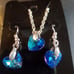 Earrings necklaces set