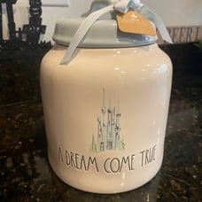 Rae Dunn Cinderella Castle Canister