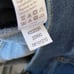 NWT, SPANX, Distressed Denim Legging Skinny Released Hem Ankle Jeans, Blue