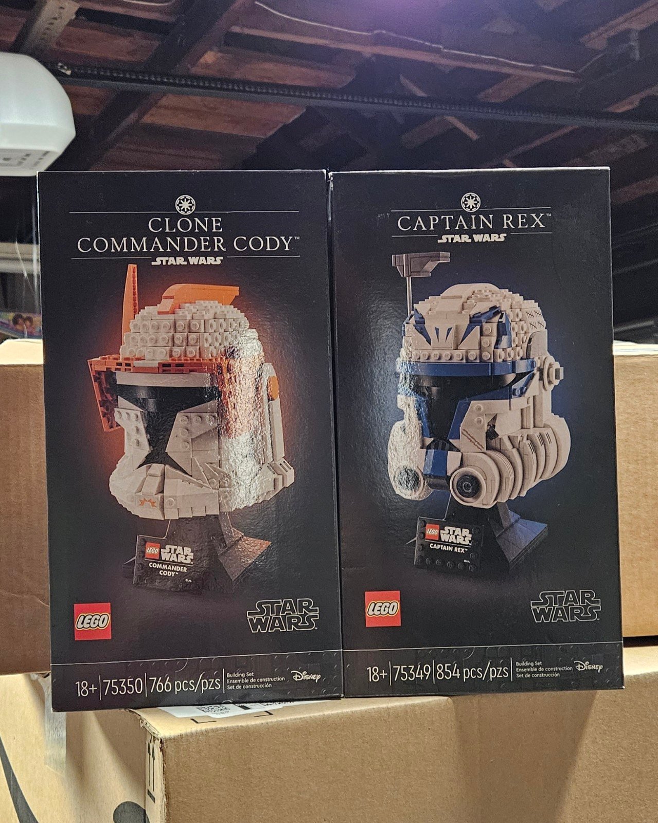 Lego Star Wars helmet combo