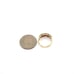 10K Yellow Gold Natural Sapphire Diamond Band Ring Size 6.5