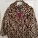 Lycky Brand Leppard Print Faux Fur Jacke
