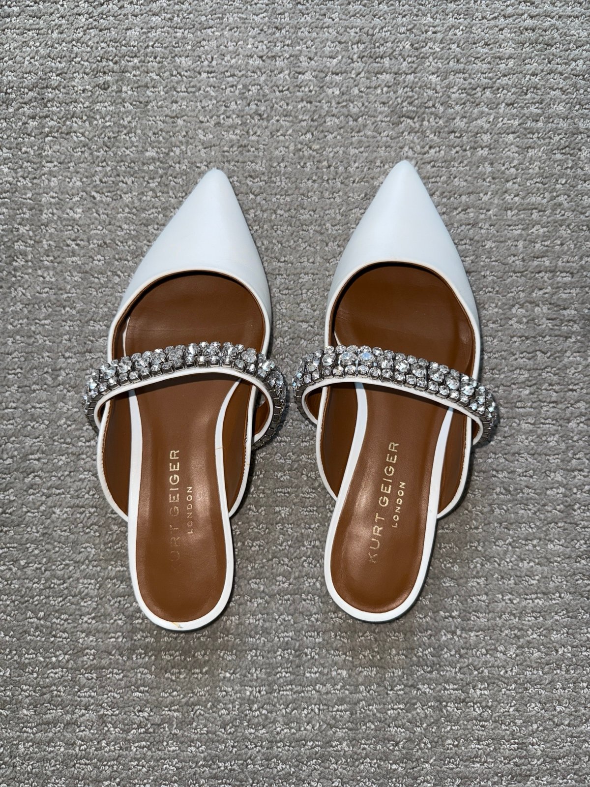 Kurt Geiger Princely Crystal Embellished Mule