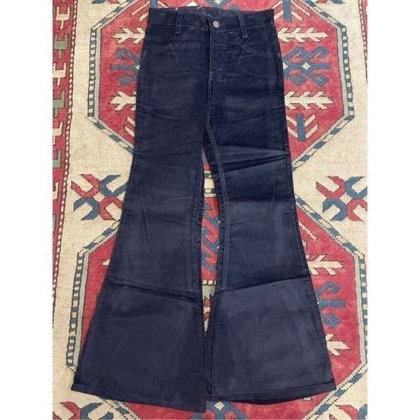 NOS NWT Levi’s Big Bell Bottoms Navy Blue Corduroy 25 X 28 784-1517 pants