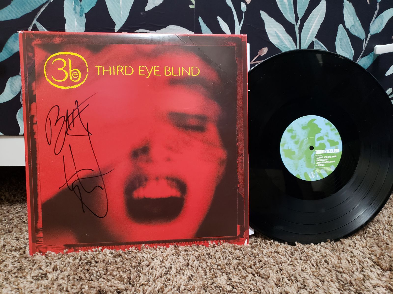 Third Eye Blind Autographed vinyl