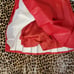 Red Faux Leather Pleated Skort