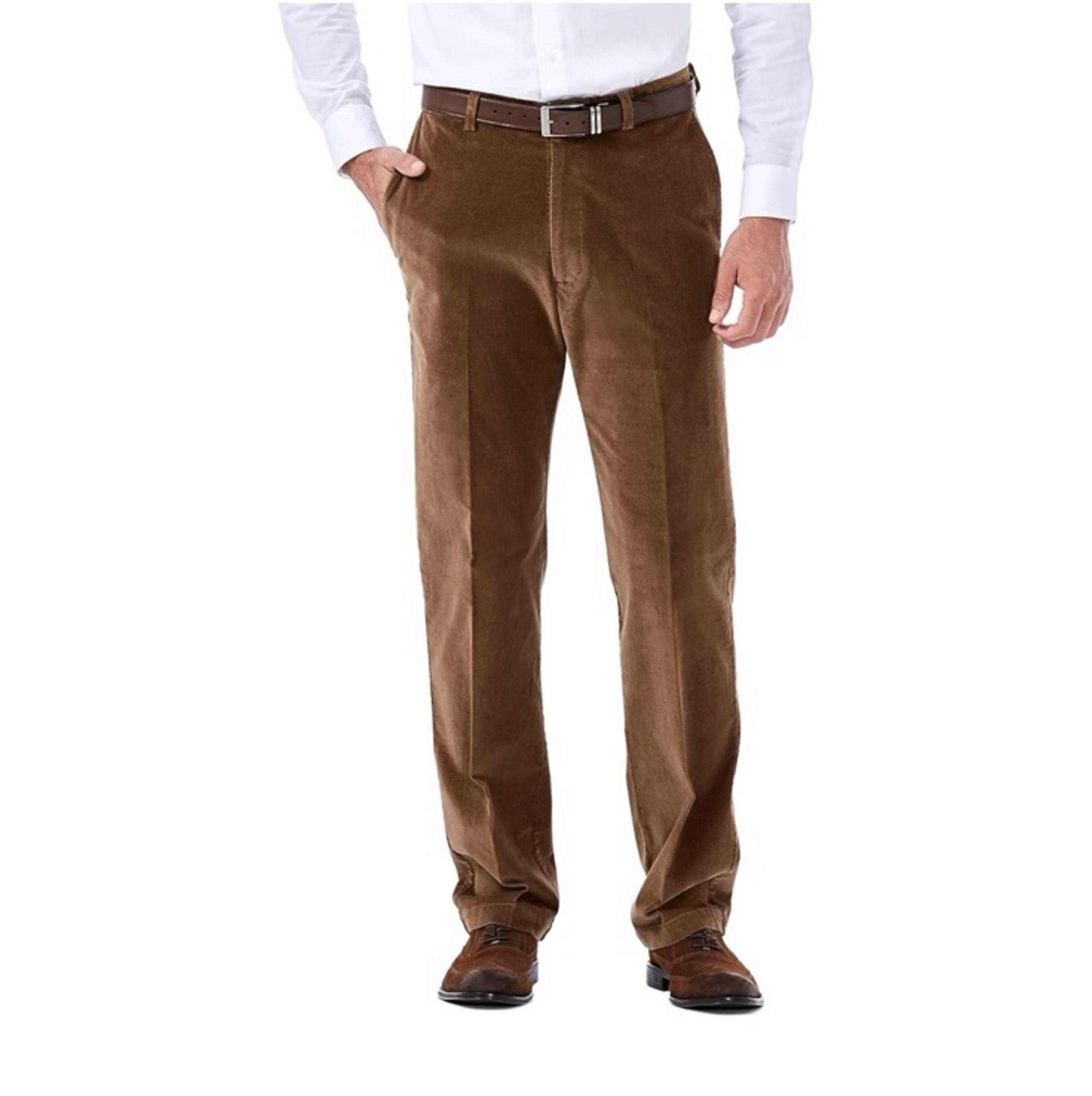 NWT, 36X29, Haggar Mens Classic Fit Stretch Corduroy Pant.