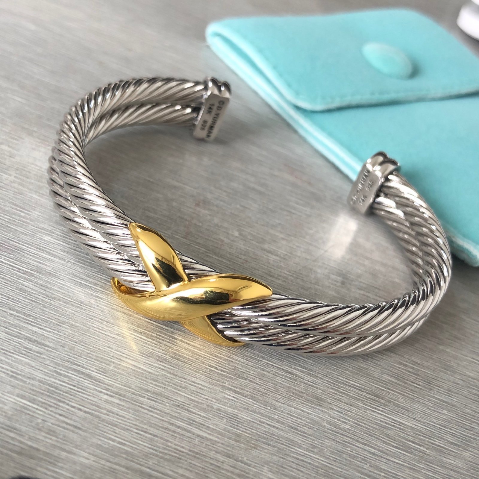 Classic 925 Sterling Silver D.Y.Bracelet
