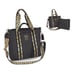 Versace Parfum Medusa Faux Leather Shopping Tote Shoulder Bag Black/Gold Key New