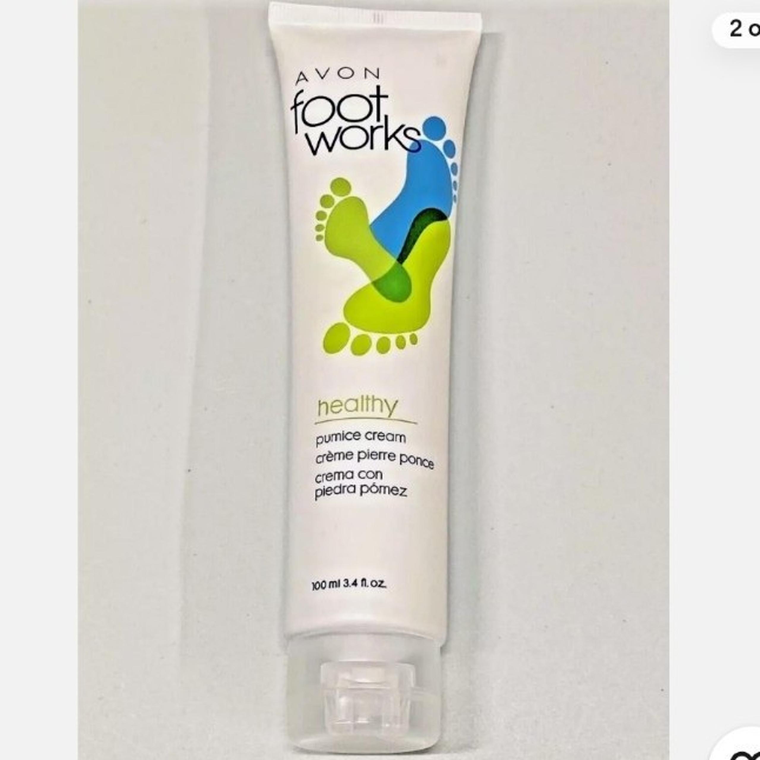 Avon Foot Works heathy pumice cream 3.4 oz