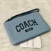 Coach Corner Zip Wristlet With Varsity
