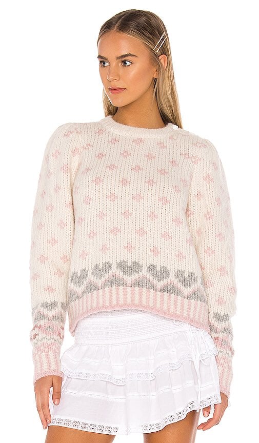 LoveShackFancy Puff Sleeve Sweater