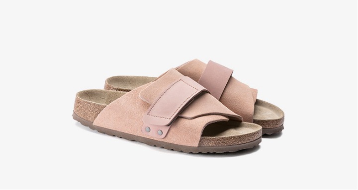 Birkenstock Soft soled Cork Beach Slippers Velcro Loafers Size 38