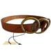 MW Genuine Leather Belt Medium Brown L