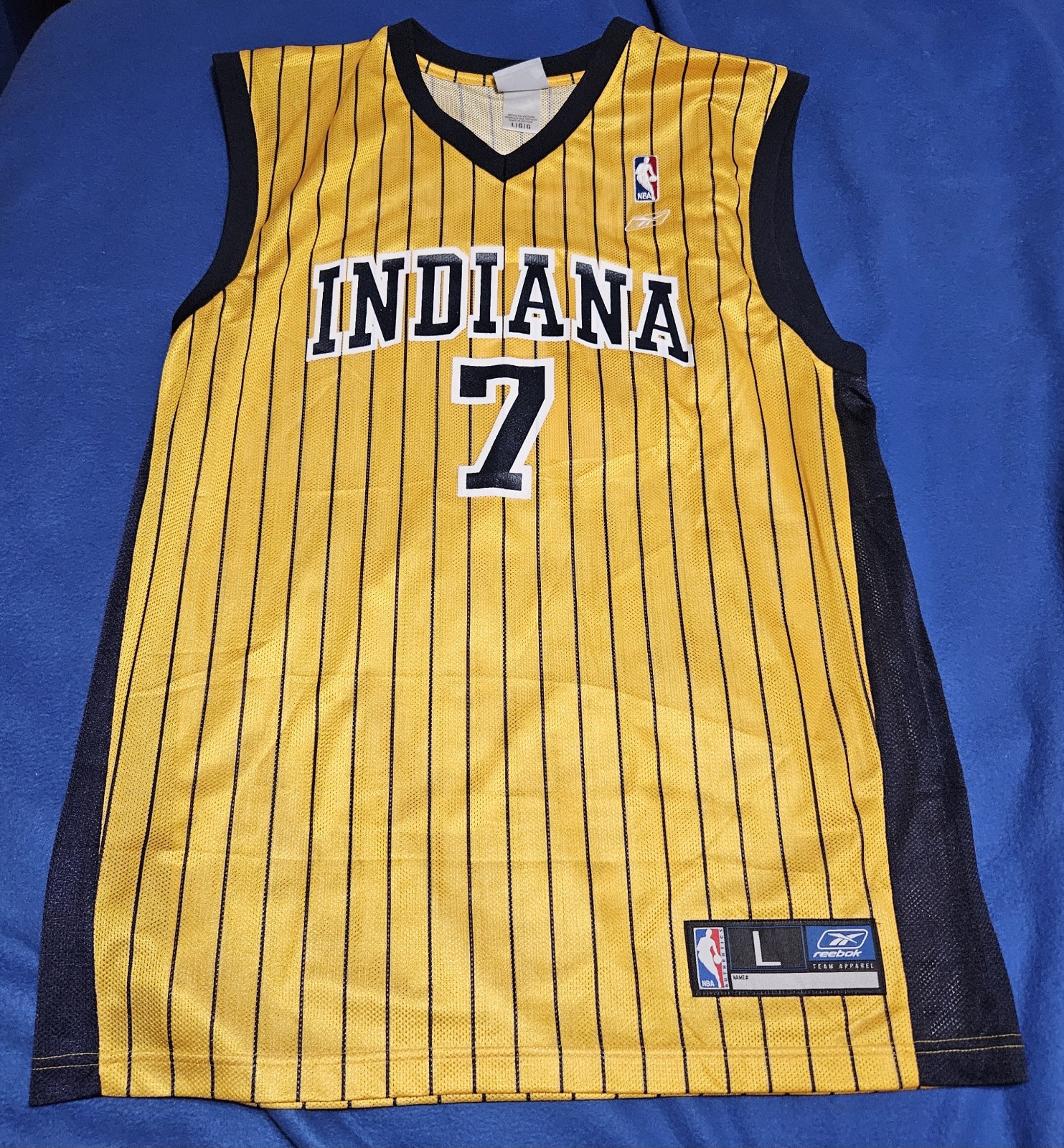 Used Vintage Indiana Pacers Jermaine O'Neal Reebok Jersey, Men's Large