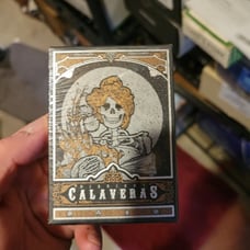 Midnight Calaveras - Dead on Paper Playing Cards. Created by Chris Ovdiyenko