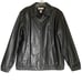 Preston & York Leather Bomber Jacket Men M Black Zip Flight Moto Retro Classic