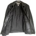 Preston & York Leather Bomber Jacket Men M Black Zip Flight Moto Retro Classic