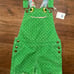 NWT!! Mini Boden 6-7y Frog Shortalls