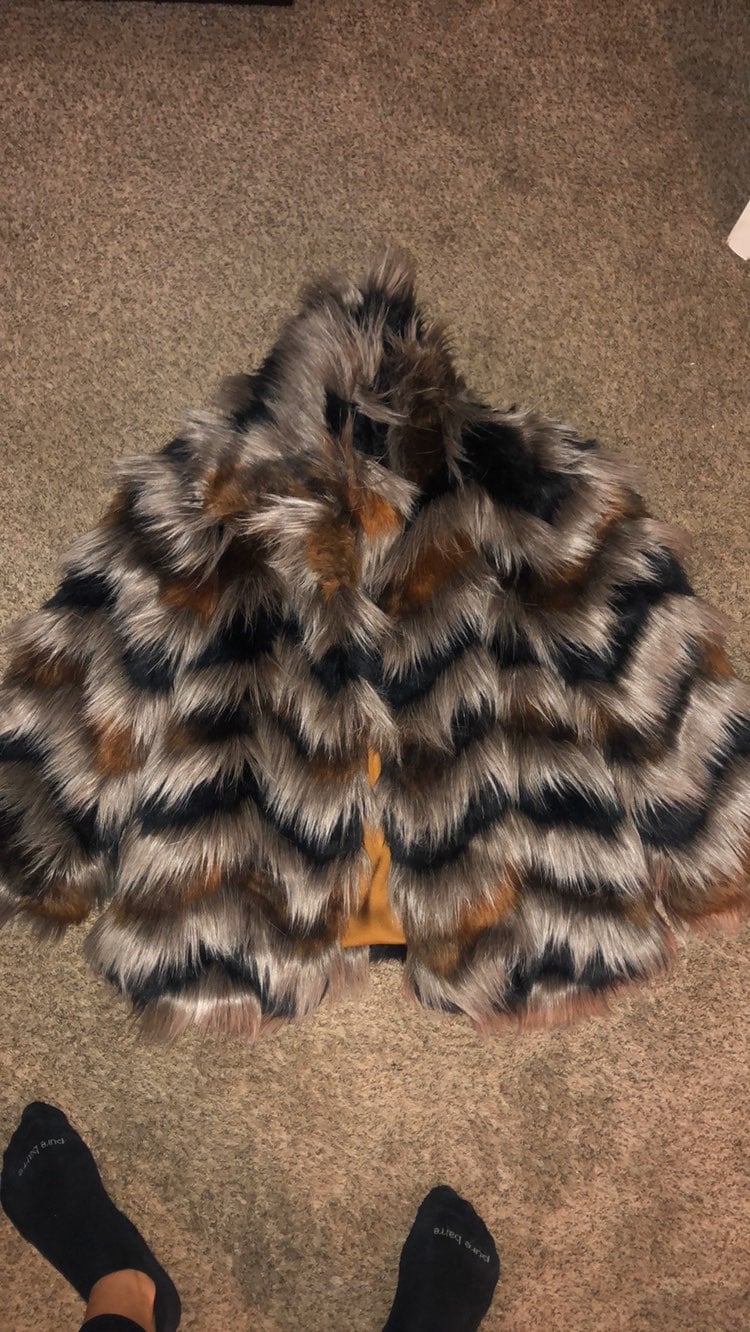 Faux Fur Vest- new Allen Schwartz
