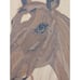Horse Wooden Mosaic Inlay Vintage 70s Folk Art Signed Workman '73