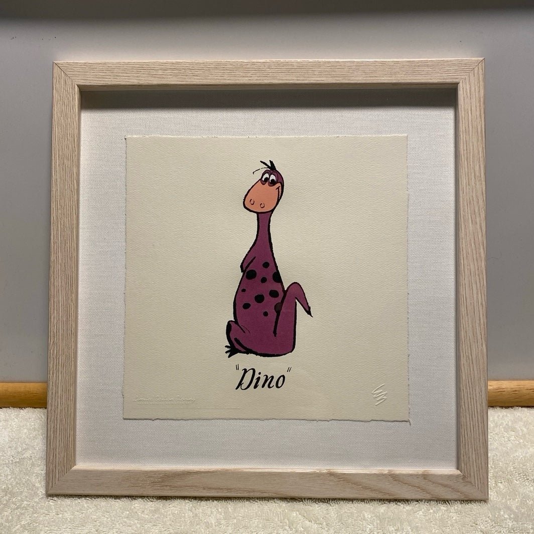The Flintstones “Dino” Limited Edition Etching Hanna Barbara 1996