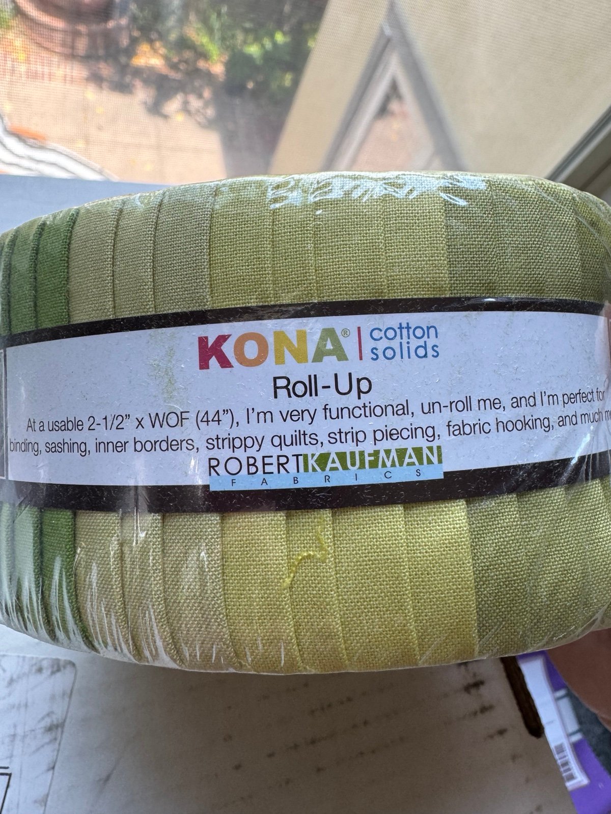 Kona cotton Jelly Roll - Grasslands Palette