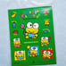 Sanrio vintage rare kerokerokeroppi keroppi doll stickers stationery vtg new